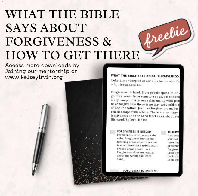 FREEBIE: What the Bible Says about Forgiveness