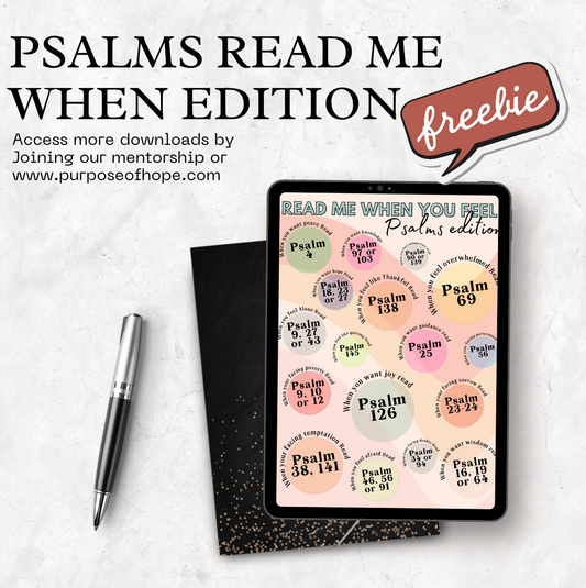 FREEBIE: Read Me When Psalms Download