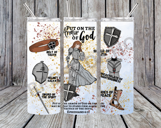 Woman Armor of God 20oz Digital Download PNG