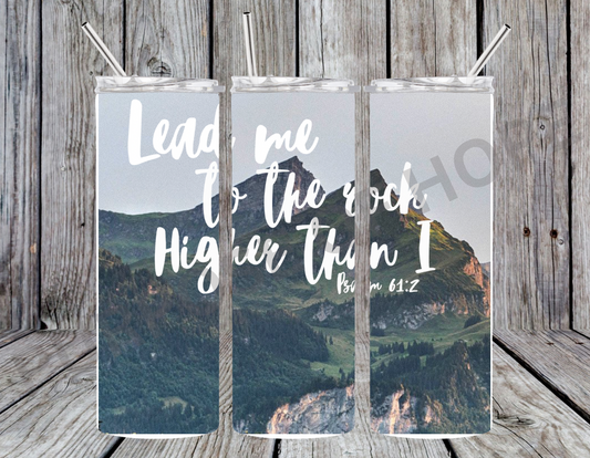 Lead Me to the Rock 20oz Digital Download PNG